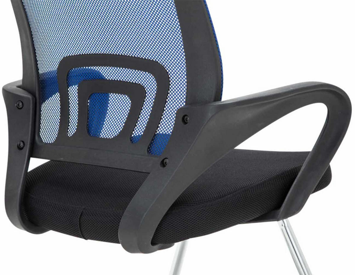 SCHWINGSTUHL 2er Set Stoff blau - Blau, Textil/Metall (59/91/53cm) - CLP