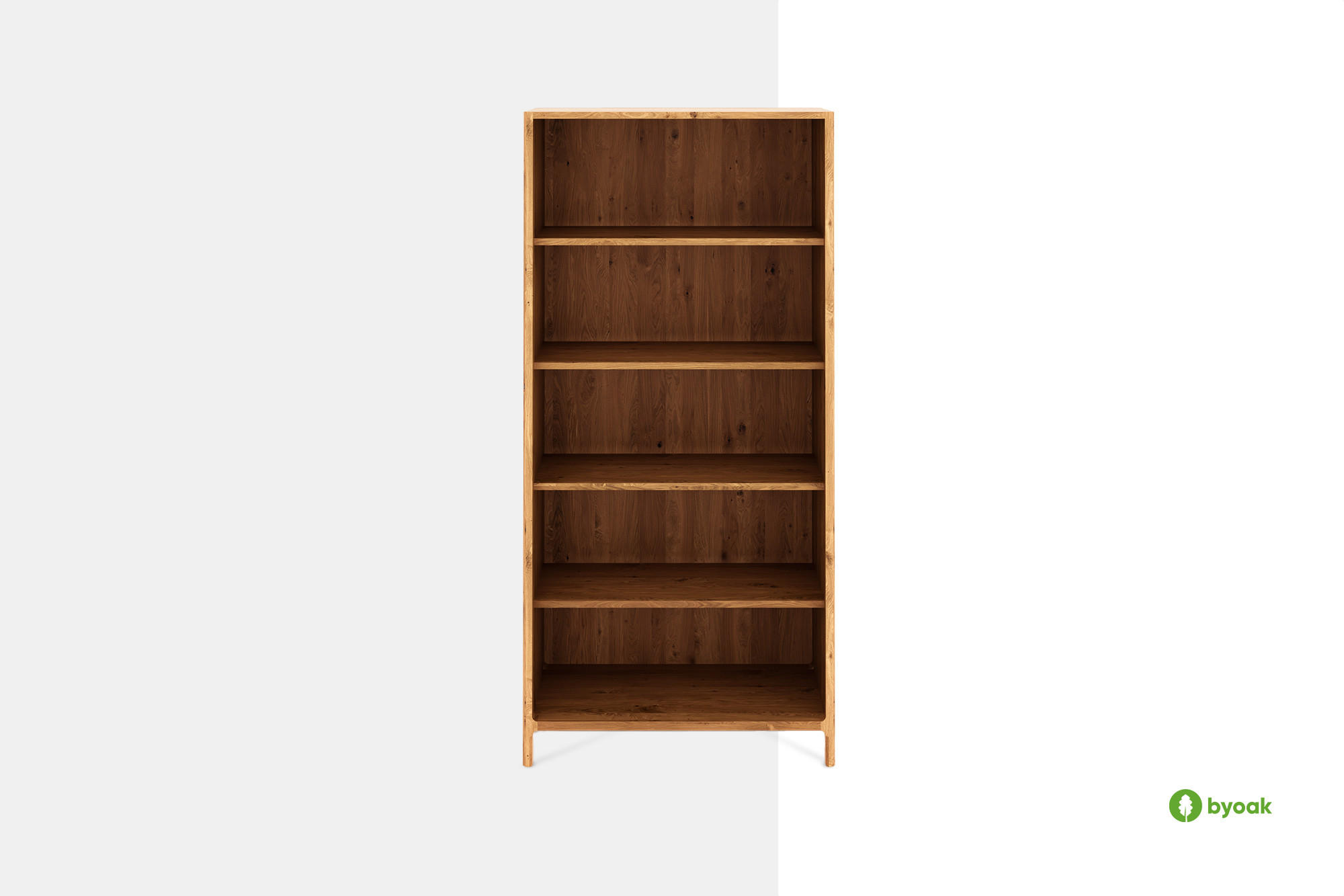 REGAL PAUL Kernbuche - Kernbuche, Holz (90/188/40cm) - byoak