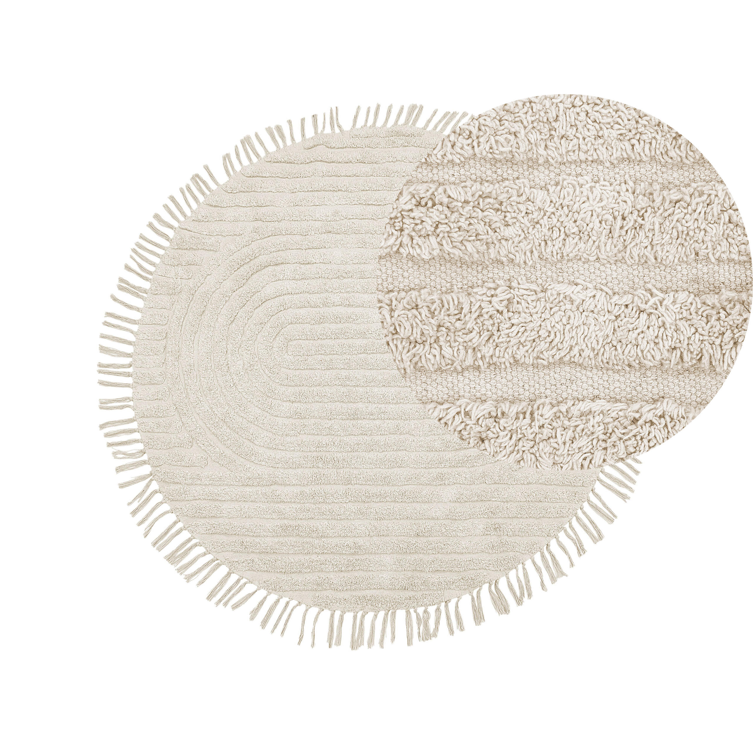 COVOR împletit Halfeti 140/140 cm