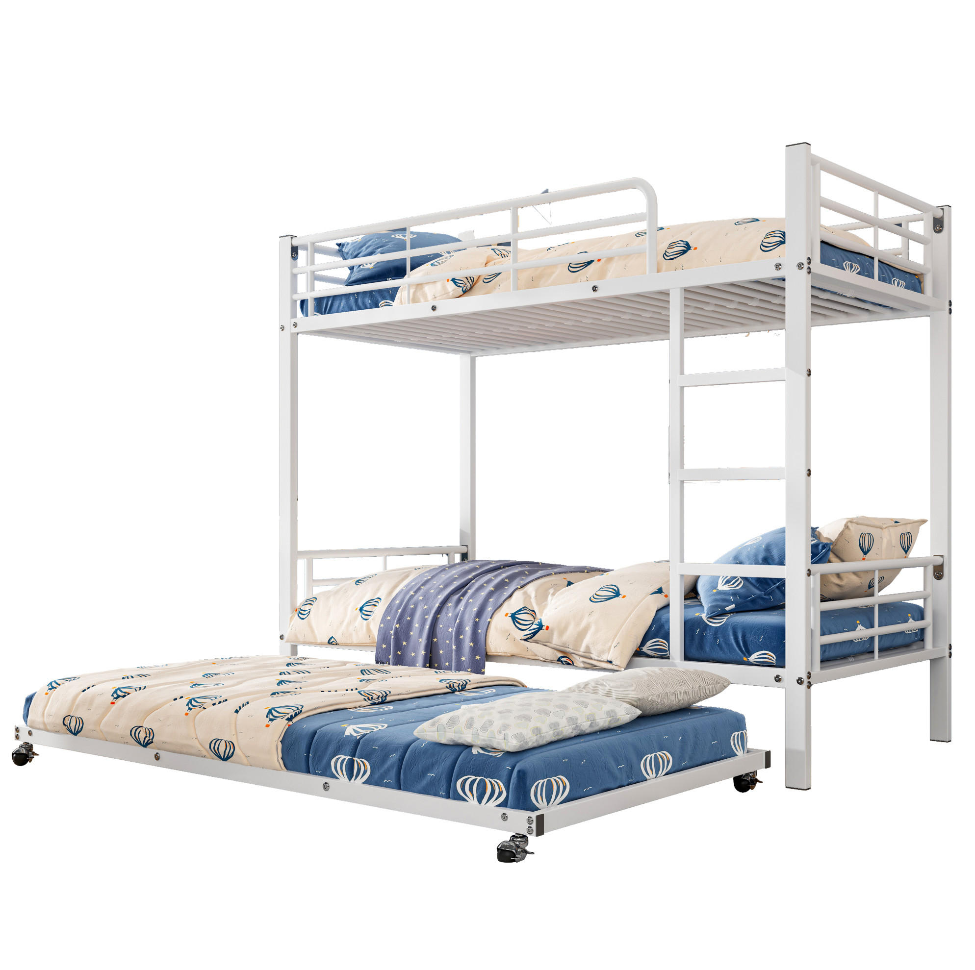 Beauniv Etagenbett Weiß 90x200 cm