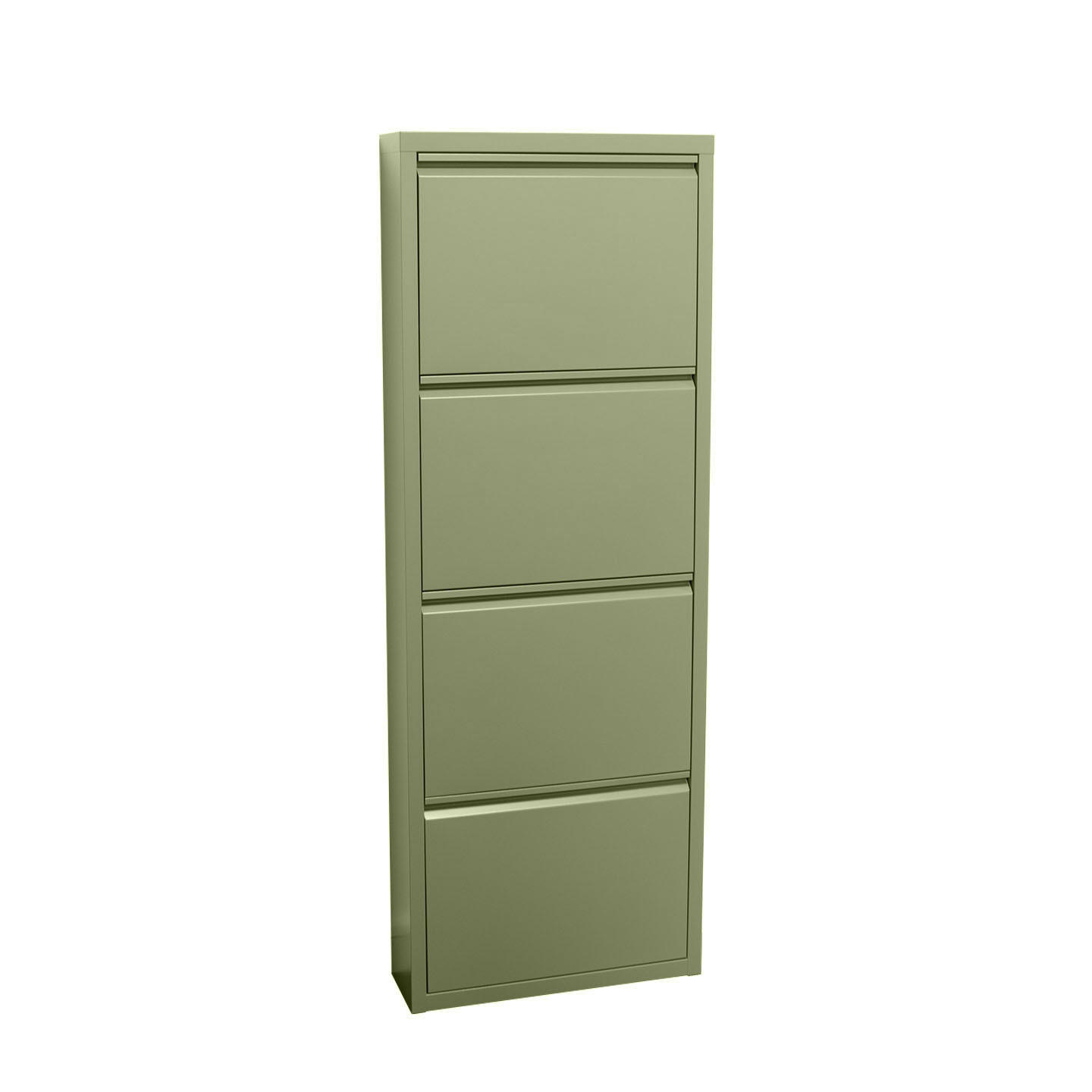 SKOSKÅP Pisa 50 x 16 x 140 cm – grön 140/50/16 cm