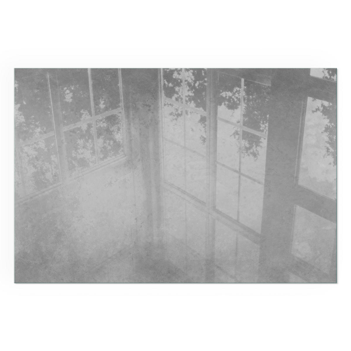 GLASPLATTE für Kamin 120x80 cm - Grau, Glas (120/80/0.4cm) - TULUP