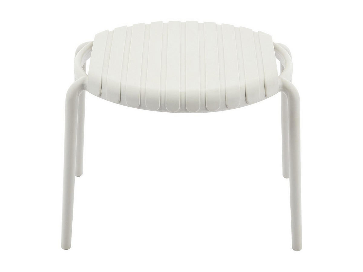 GARTENTISCH stapelbar - Polypropylen - Beige - SESEH von MYLIA - Beige, Kunststoff (55/50.5/40.5cm) - Vente-Unique