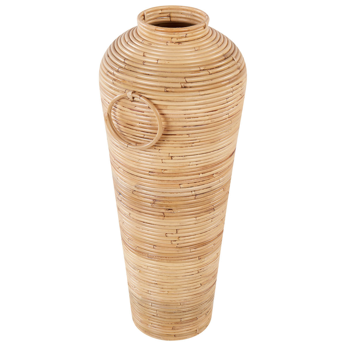 DEKOVASE Rattan natürlich Elatia - Naturfarben, Naturmaterialien (70cm) - Beliani