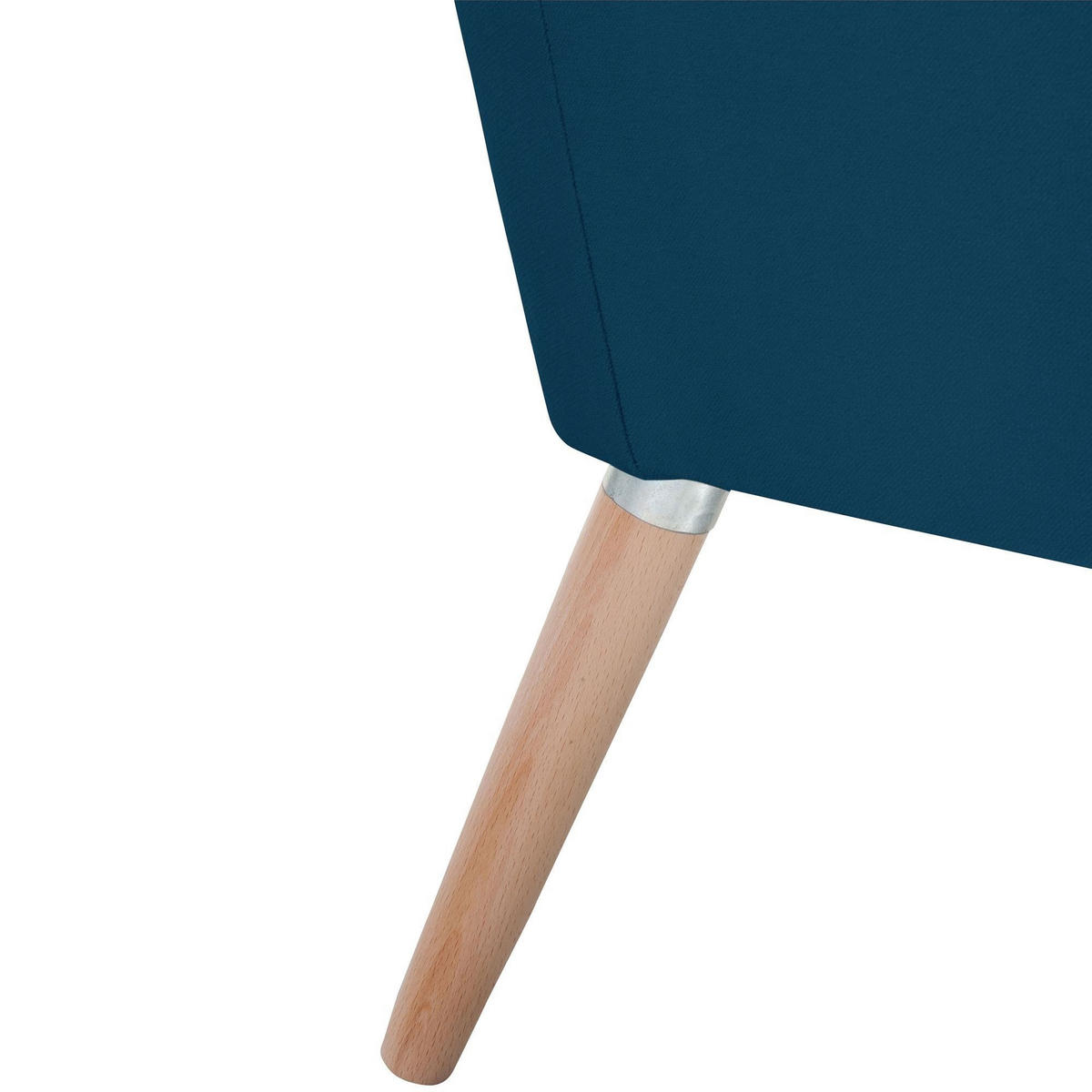 SESSEL Kachka Bezug Samtvelour Buche natur / petrol - Buchefarben/Petrol, Kunststoff (71/81/67cm) - 58aufmkessel