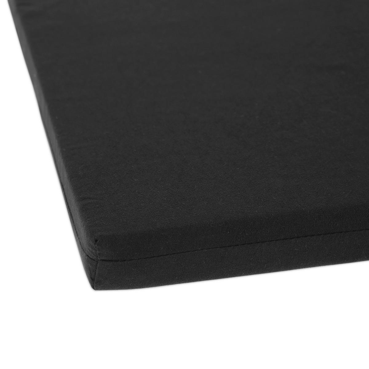 4XSTUHLKISSEN - Schwarz, Textil (39.5/3/39.5cm) - Relaxdays