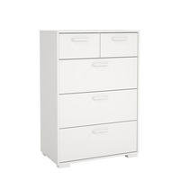 KOMMODE, Sofia, Weiß, Holzwerkstoff, 71 x 40 x 102 cm - Weiß, Holzwerkstoff (71/102/40cm) - ebuy24