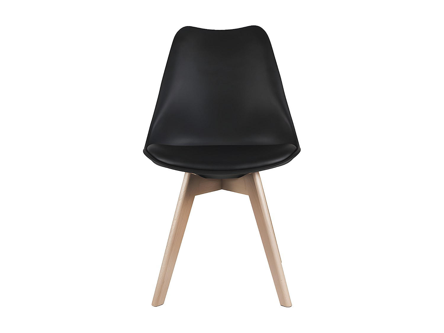 STUHL - 49 cm x 57 cm - Plastik - Schwarz - JODY - Schwarz, Kunststoff (49/82/57cm) - Vente-Unique