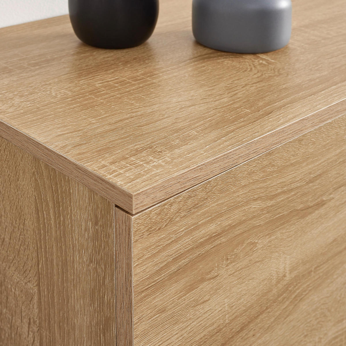 SIDEBOARD Lori Eichefarben MDF - Eichefarben, Metall (120/70/35cm)