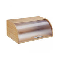 BROTKASTEN Beige 41/29/17 cm 59708 - Beige, Holz (29/17/41cm) - Klausberg 