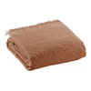 BADETUCH Zoé nussbraun 100 x 180 cm - Haselnussfarben, Textil (100/180cm) - Vivaraise