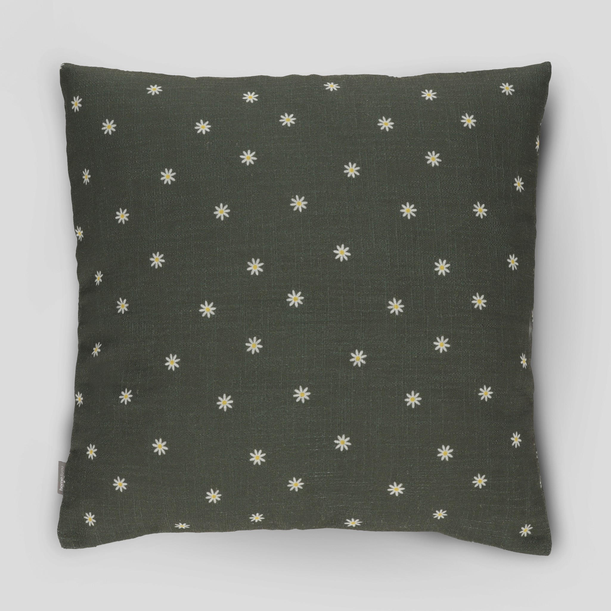 BEDRUCKTE KISSENHüLLE Dilo - Dunkelgrün, Textil (45/45cm) - home&you