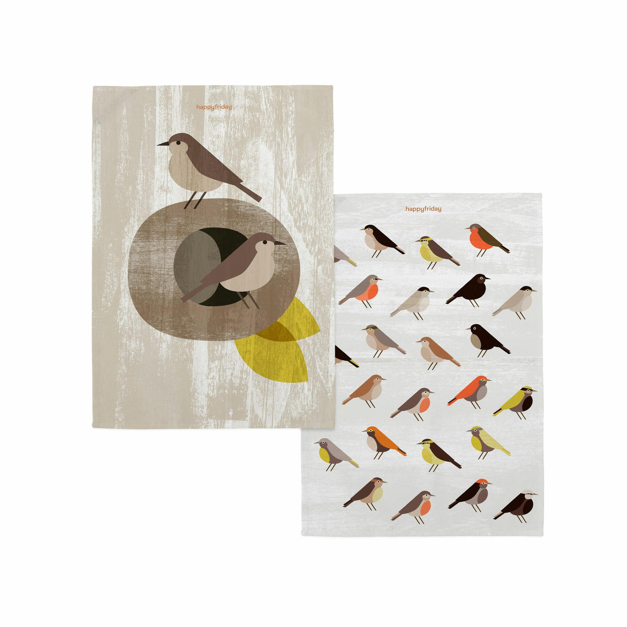 Happy Friday Geschirrtuch Mehrfarbig 70x50 cm