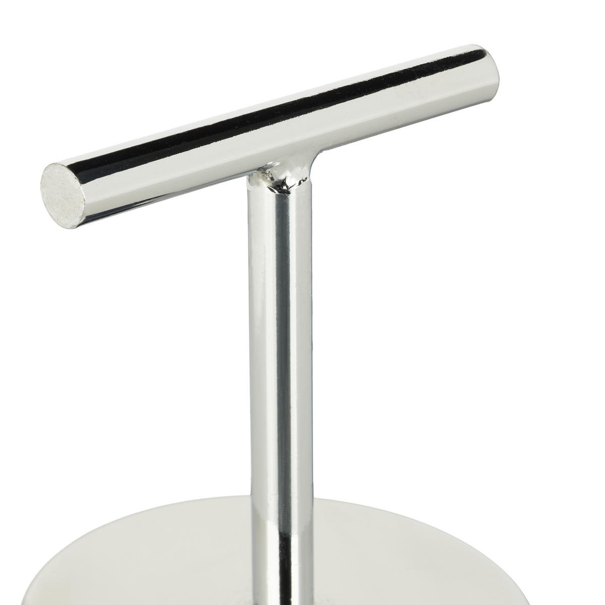 ZARÁŽKA Strieborná čierna s rukoväťou - strieborná, kov/plast (7/7cm) - Relaxdays