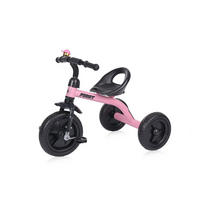DREIRAD First pink ergonomischer Sitz, EVA-Räder, Sitzposition verstellbar - Rosa, Metall (78/50/62cm) - Lorelli