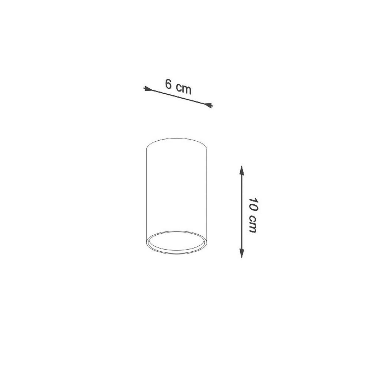 LED DECKENLEUCHTE OCEAN GREEN Weiß Stahl - Weiß, Metall (6/6/10cm)