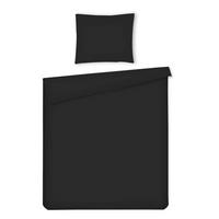BETTWÄSCHE Micros - Schwarz, Textil (160/200cm) - home&you