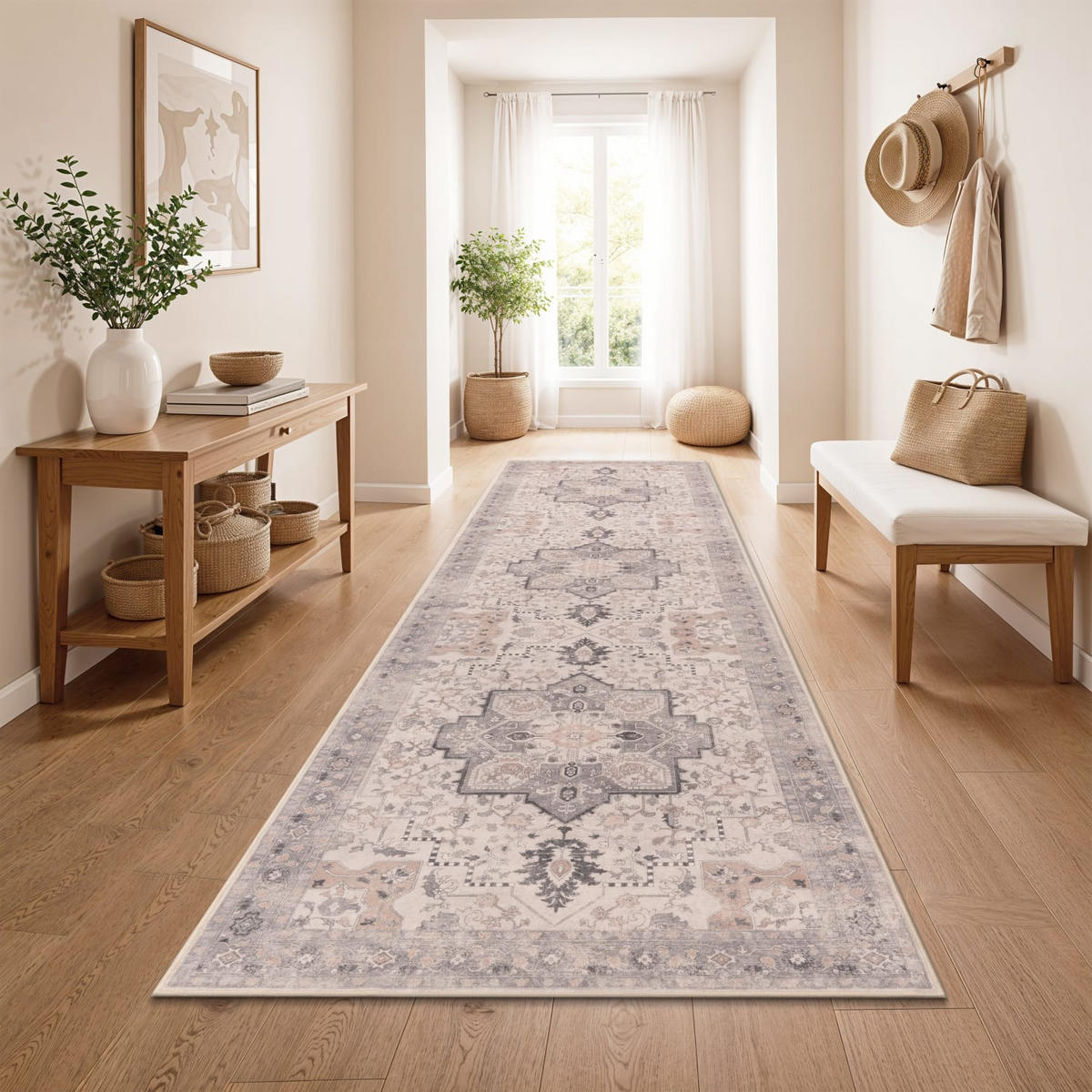 KURZFLORTEPPICH 80/300 cm Semer 425 - Beige, Kunststoff (80/300cm) - Paco Home