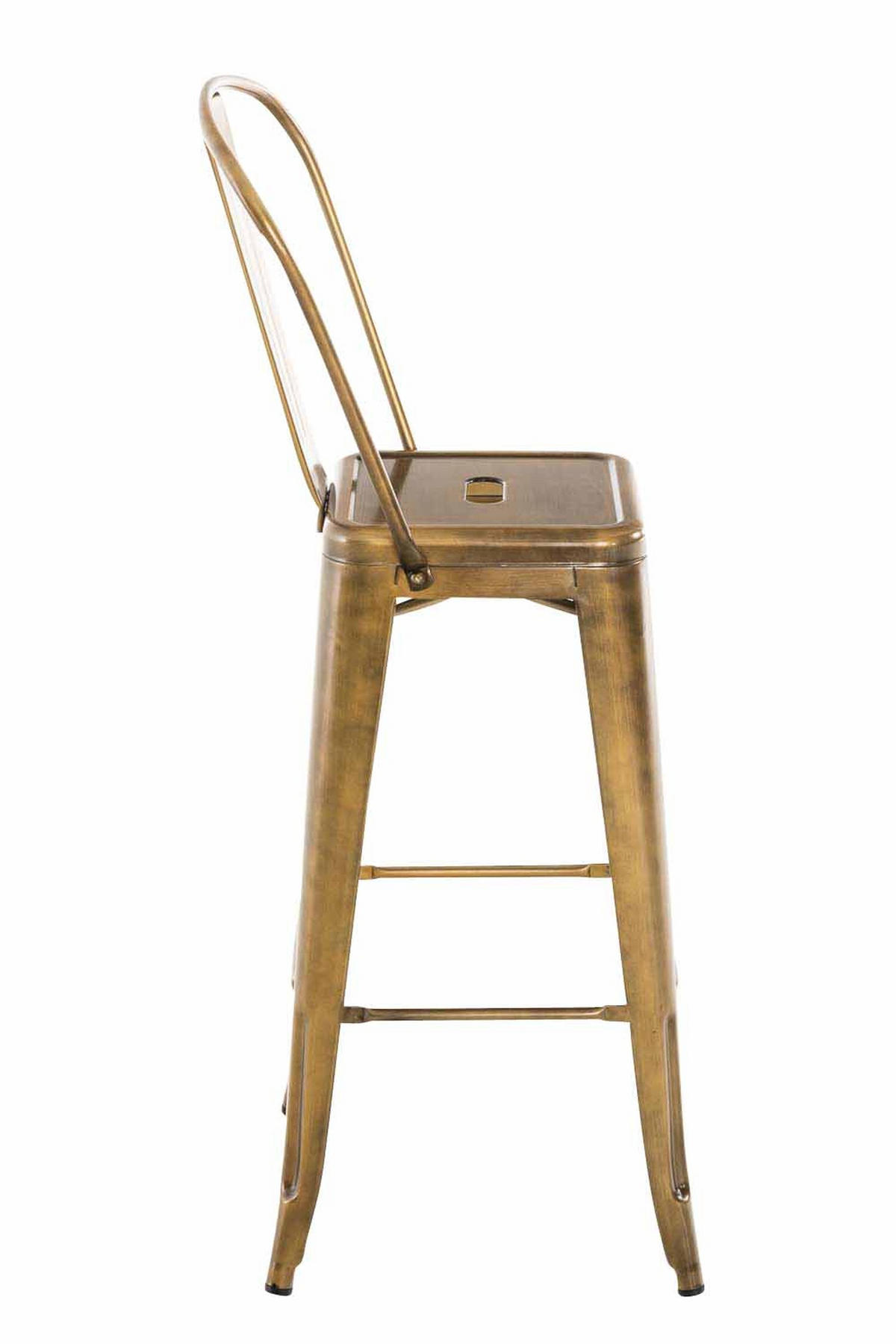 BARHOCKER Adnan, Gold - Goldfarben, Metall (44/100/52cm) - TPFLiving