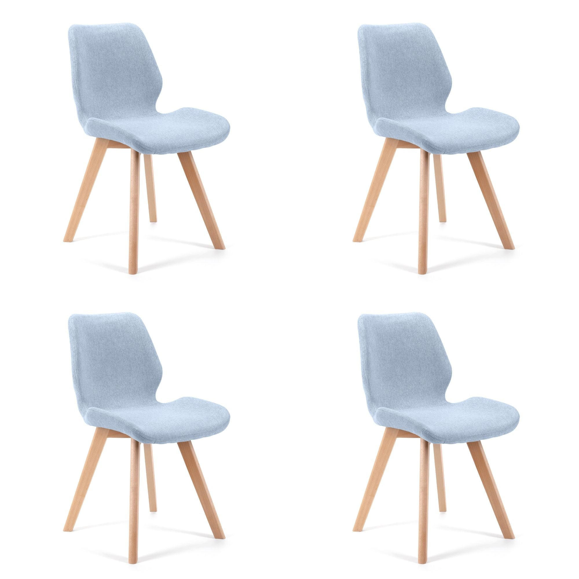 POLSTERSTUHL Blau 0/0/0 - Blau, Textil (45.5/82.5/53cm) - RAUMHIRSCH FURNITURE