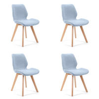 POLSTERSTUHL Blau 0/0/0 - Blau, Textil (45.5/82.5/53cm) - RAUMHIRSCH FURNITURE