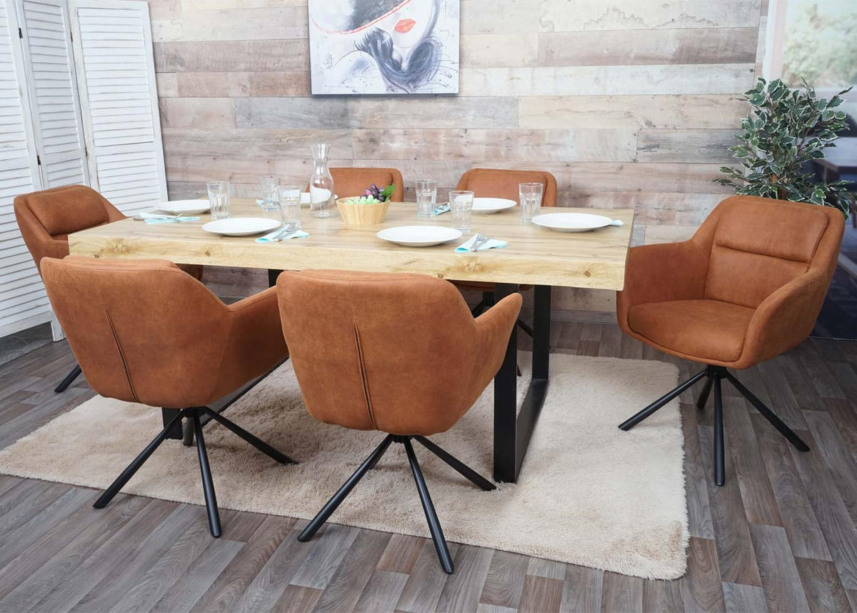 ESSZIMMERSTUHL Bronze - Braun/Bronzefarben, Textil (65/83/57cm) - MCW