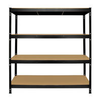 SCHWERLASTREGAL LAGERREGAL 160CM - Schwarz, Metall (160/160/60cm) - Monster Racking