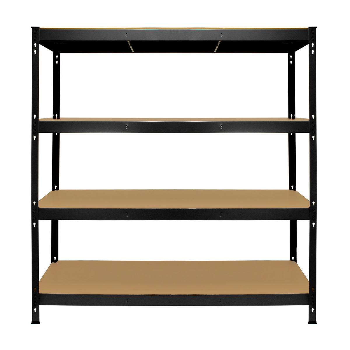 SCHWERLASTREGAL LAGERREGAL 160CM - Schwarz, Metall (160/160/60cm) - Monster Racking