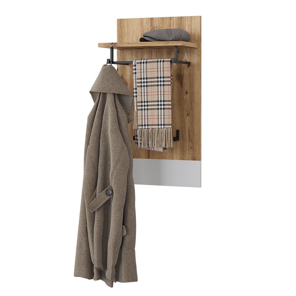 NÁSTĚNNÝ VĚŠÁK Selena Bílá/Artisan - bílá/dub artisan, kompozitní dřevo (44/83/25.6cm) - Vicco