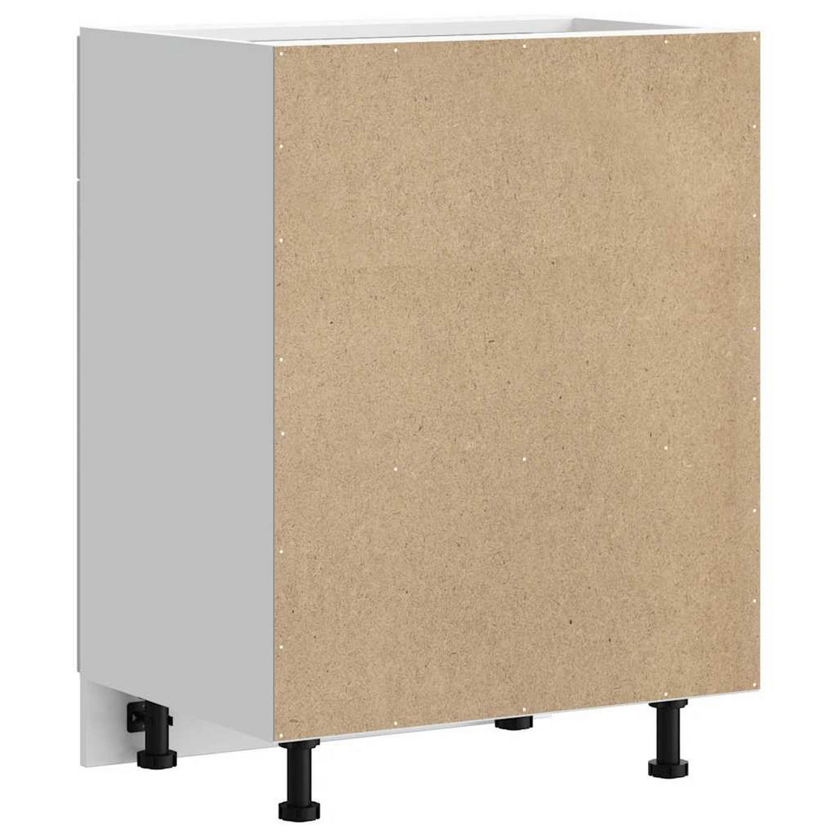KÜCHENUNTERSCHRANK Kalmar Weiss Holzwerkstoff - Weiß, Holzwerkstoff (46/81.5/60cm) - vidaXL