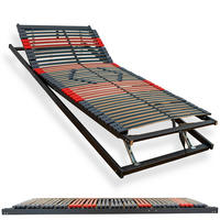 LATTENROST RELAXANA KF 100 x 200 cm Kopf- & Fußteil verstellbar komplett montiert - Grau, Holz (100/200cm) - Reha-Schlafwelt