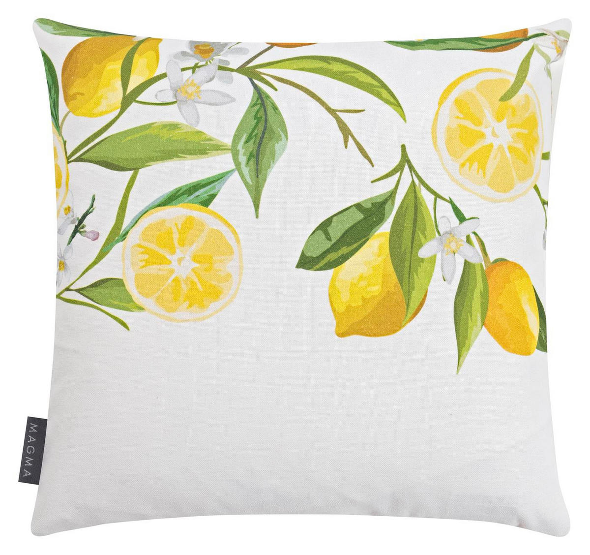 KISSENHÜLLE FRUTTA Limone - Gelb/Hellgelb, Textil (40/40cm) - Magma Heimtexx