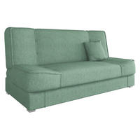 CANAPEA EXTENSIBILA Gabi - argintiu/verde mentă, material plastic/material textil (175/80/80cm) - MIRJAN24