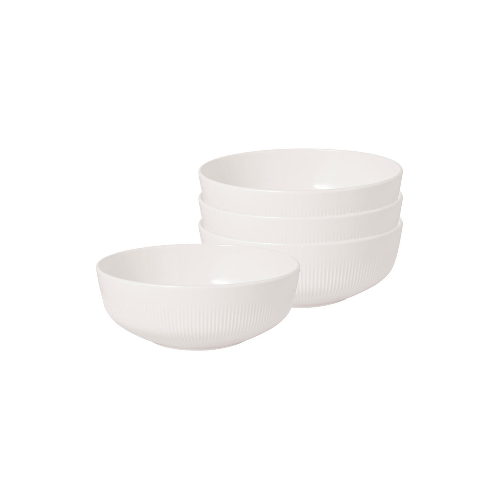 MÜSLISCHALEN Afina weiß ø 14,9 cm 4er Set - Weiß, Keramik (14.9cm) - Villeroy & Boch