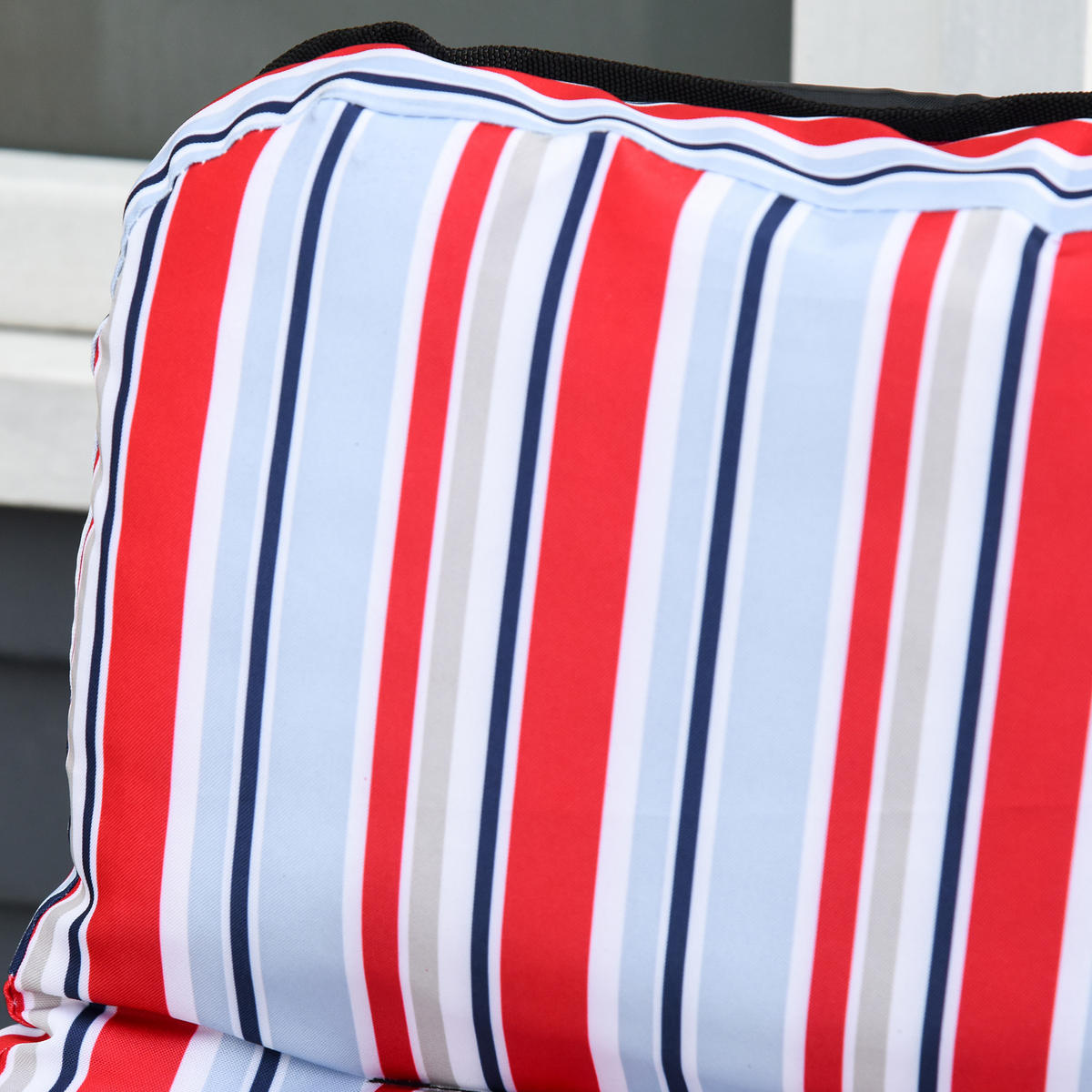 SONNENLIEGE aus Polyester 60x75x65-102 cm in Rot mit 5-fach verstellbarer Rückenlehne - Rot, Textil (60/102/75cm) - Modfu