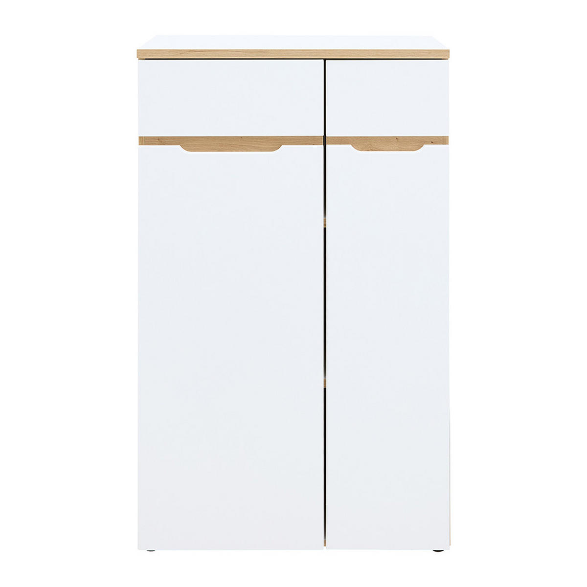 AKTENSCHRANK Manresa-36 - Weiß, Holzwerkstoff (75/122/38cm) - Lomado