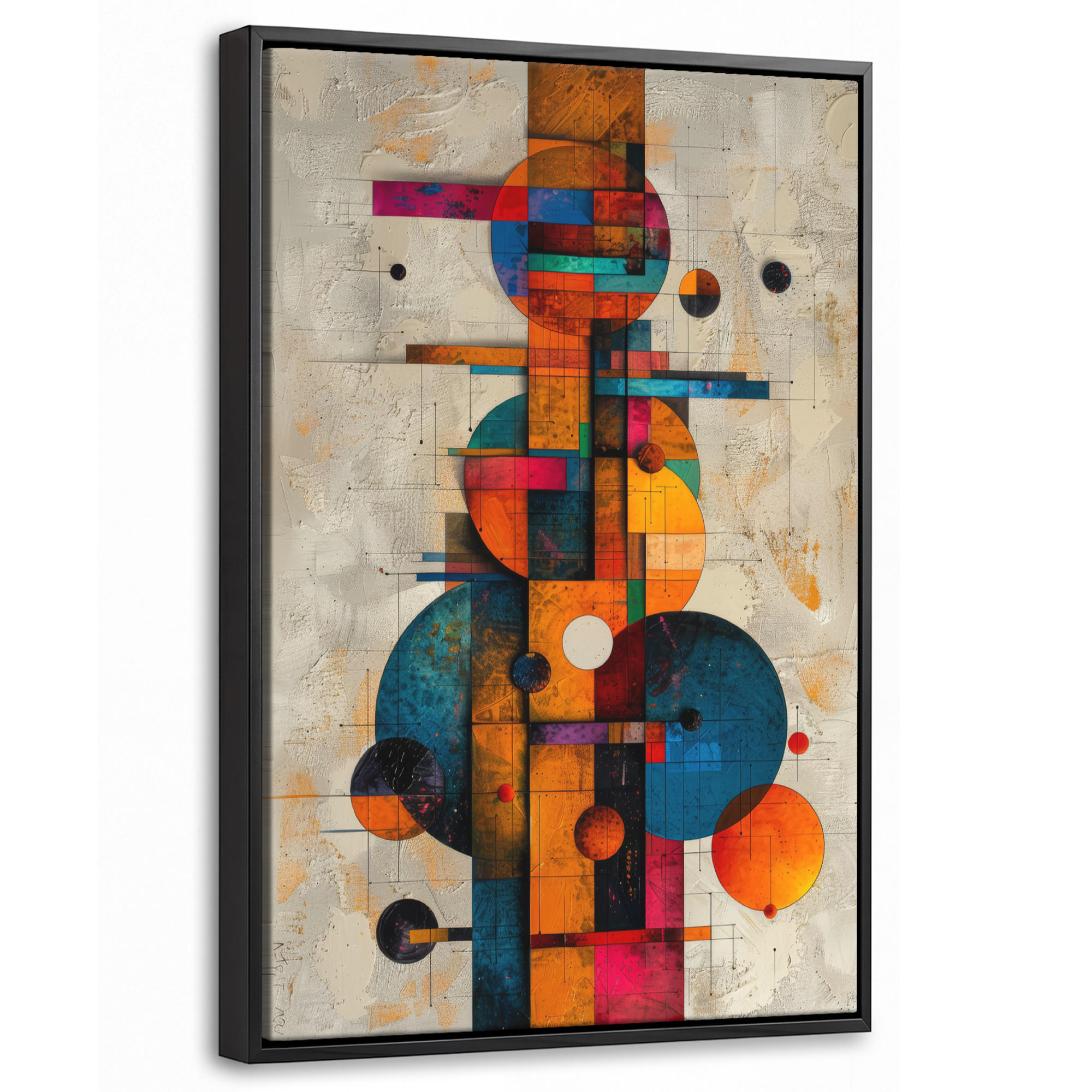 MuchoWow Leinwand Mehrfarbig 20x30 cm