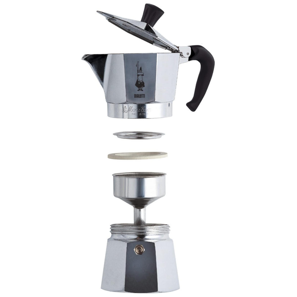 KAFFEEMASCHINE Percolator Moka Express 18 Tassen - Silberfarben, Metall (2/32/12cm) - Bialetti