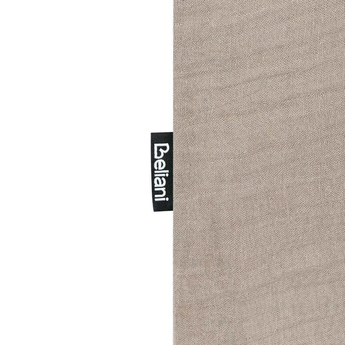 BETTWÄSCHE-SET 220/240 cm Baumwollmusselin Taupe Sumner - Taupe, Textil (220/240cm) - Beliani