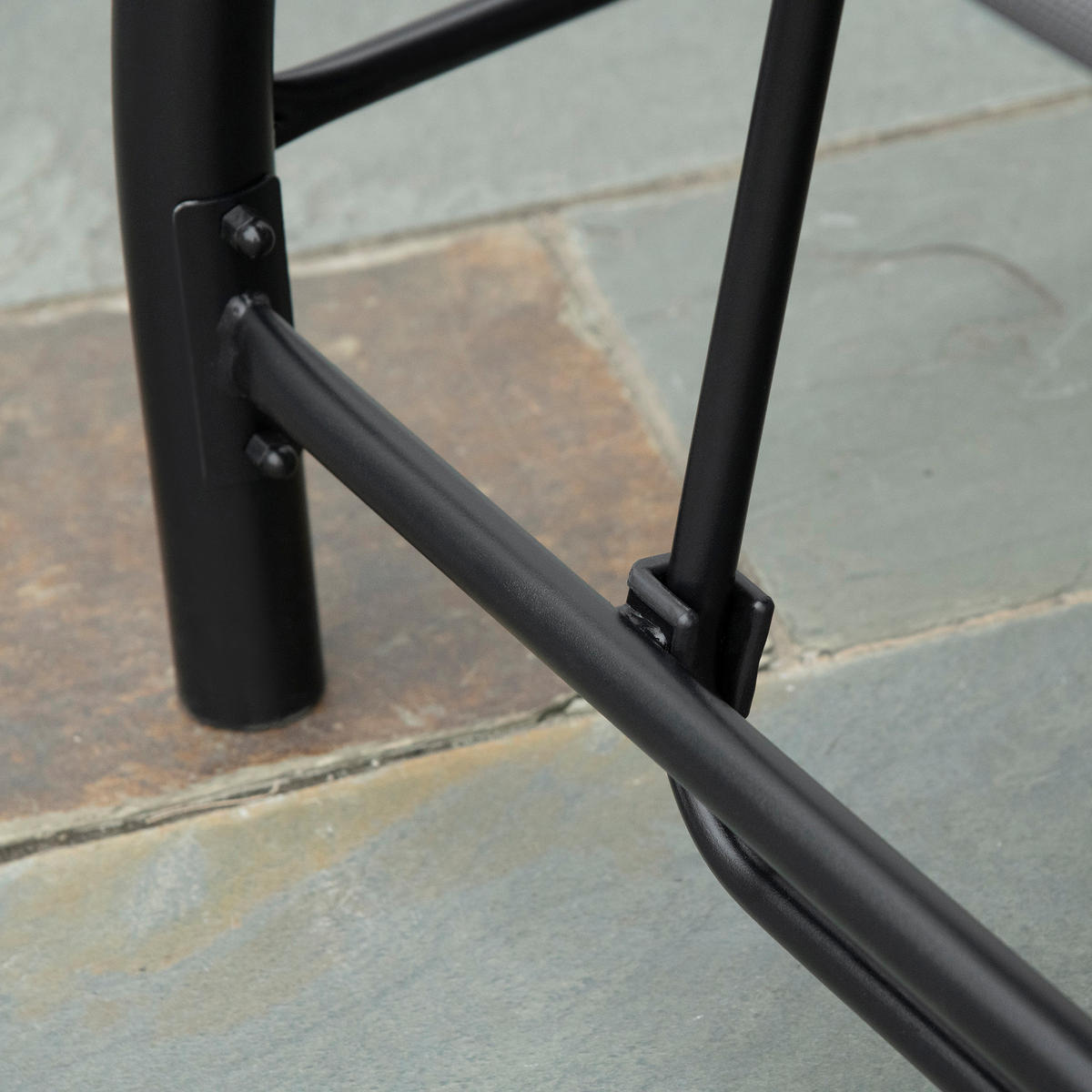 HOLLYWOODSCHAUKEL 3 Sitzer Liege dunkelgrau - Dunkelgrau, Metall (195/175/117cm) - LEBENLANG