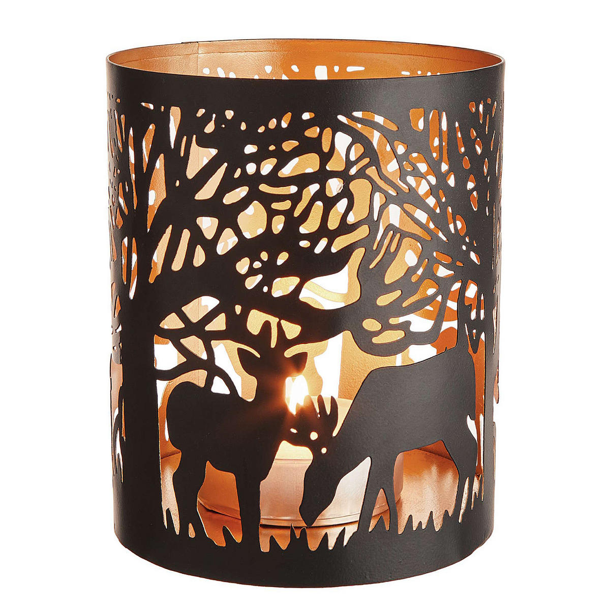 WINDLICHT Luminous - Schwarz, Metall (10/13/10cm) - Butlers