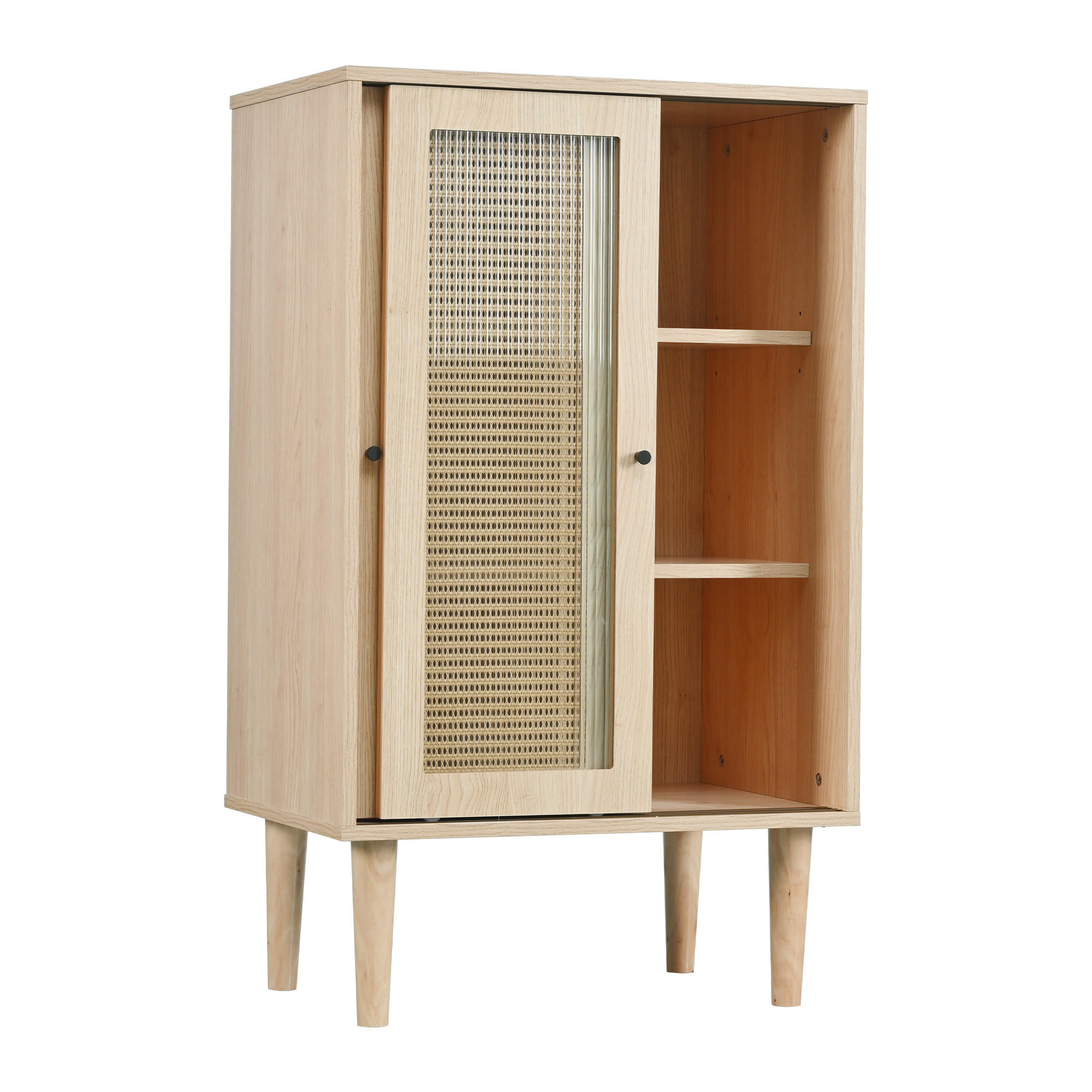 HIGHBOARD Hellbraun 60/40/100 cm - Braun, Holzwerkstoff (40/100/60cm) - Urban Meuble