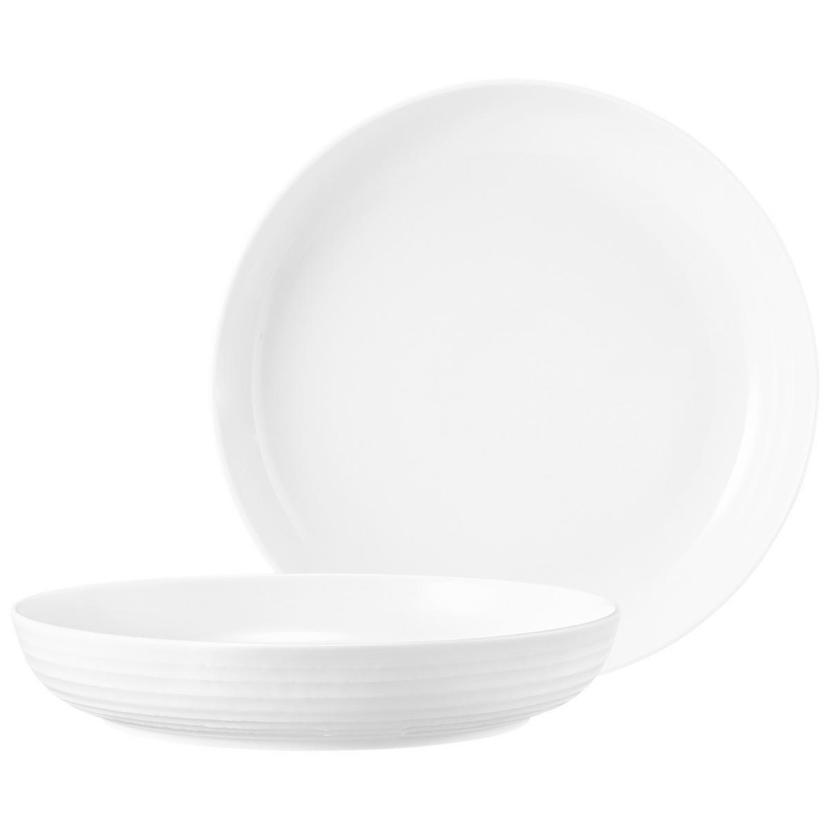 FOODBOWL Terra Weiß ø 28,4 cm 2er Set - Weiß, Keramik (28.4cm) - Seltmann Weiden