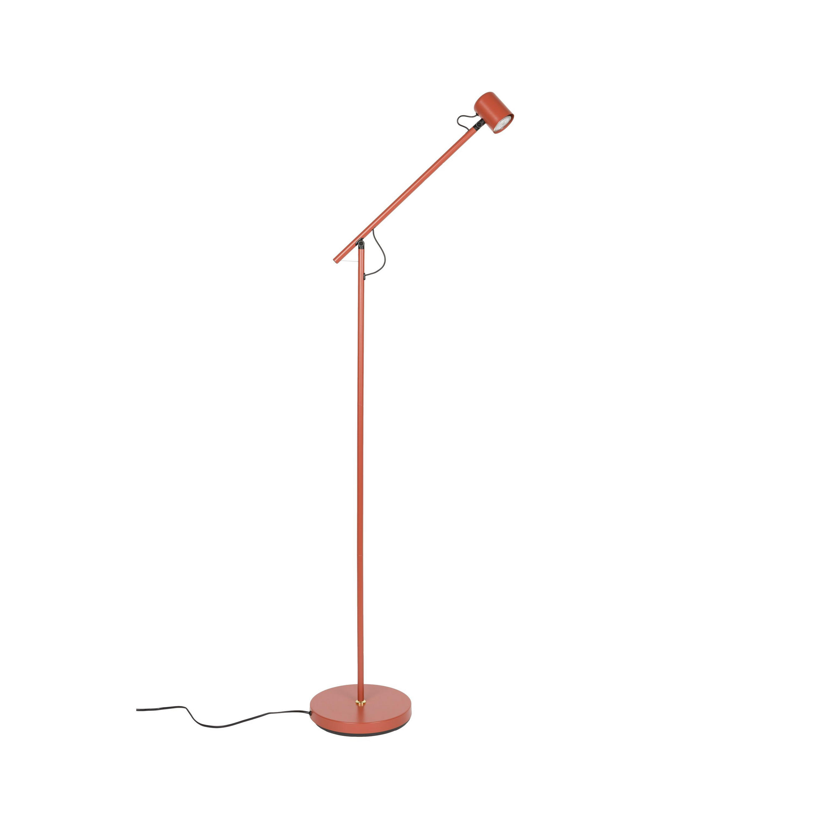 STEHLAMPE Aero Rot - Rot, Metall (57.5/25/120cm) - Housecraft Living