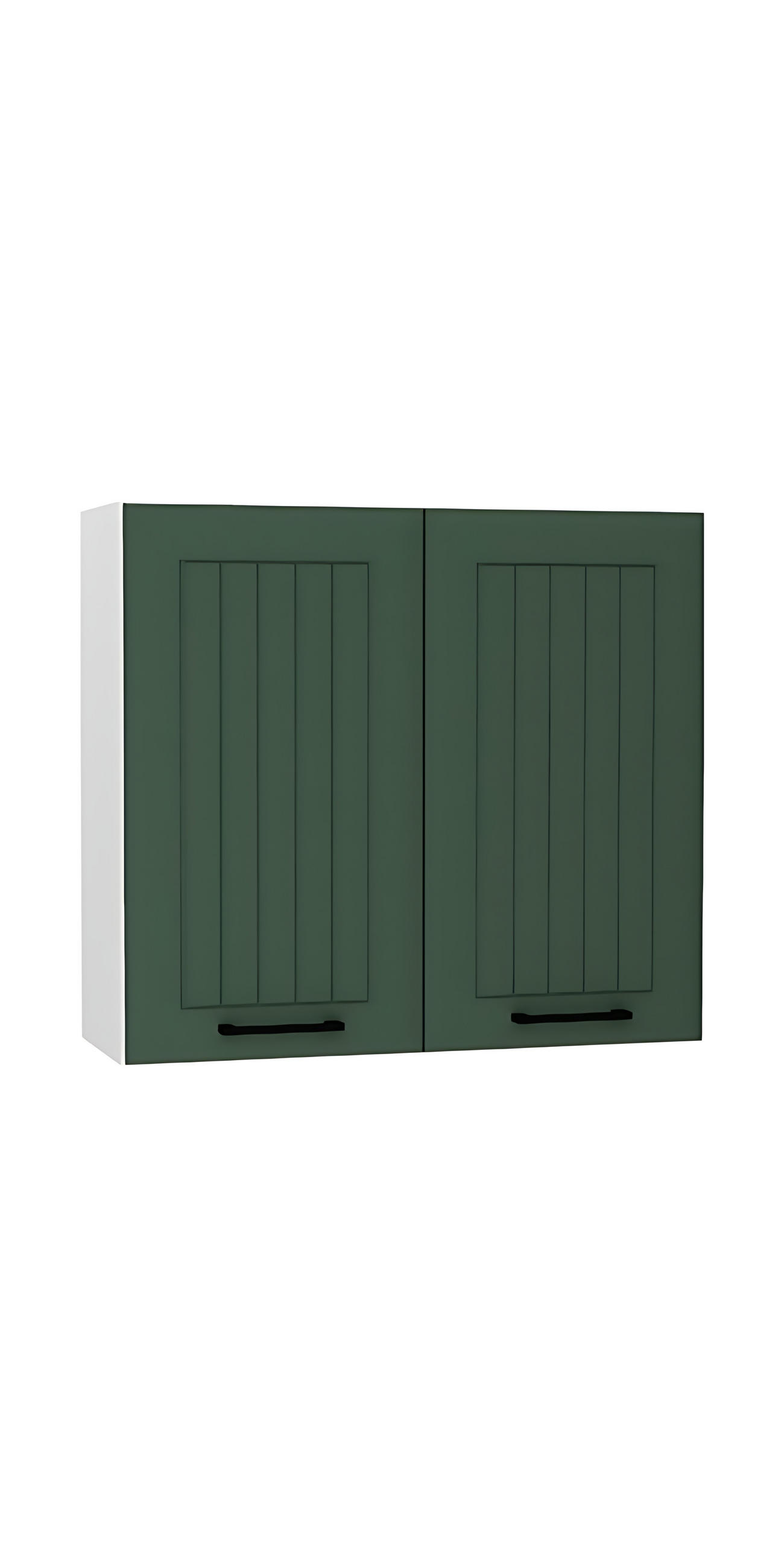 HÄNGESCHRANK W80 - ARVION - Stilvolle Wandlösung - Grün, Holz/Metall (80/72/30cm) - ROYAL24_MARKT