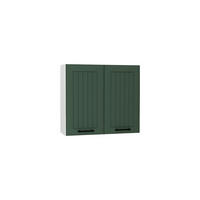 HÄNGESCHRANK W80 - ARVION - Stilvolle Wandlösung - Grün, Holz/Metall (80/72/30cm) - ROYAL24_MARKT
