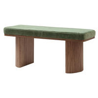 SITZBANK Holz Grün - Grün, Holz (100/45/35cm) - Nordlys