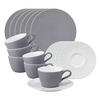 KAFFEESERVICE Life Fashion Elegant Grey 18er Set - Grau, Keramik (1/1/1cm) - Seltmann Weiden