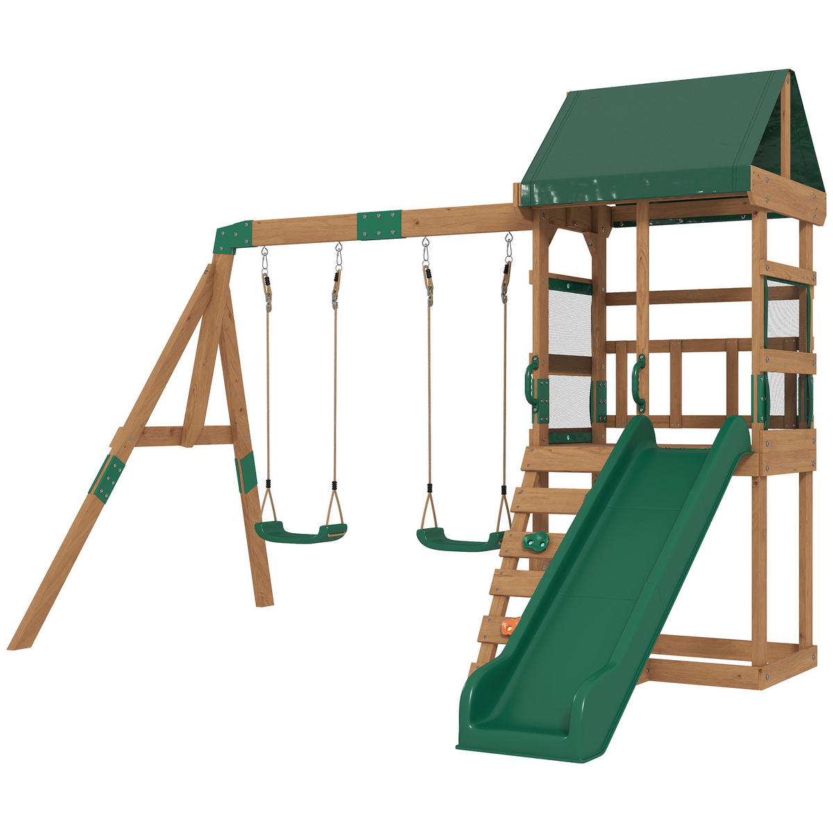 RUTSCHE DE-09355 Grün - Grün, Holz (284/233/315cm) - ComfortXL