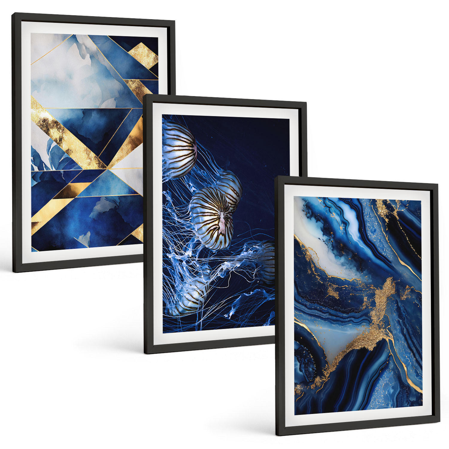 Tulup Bilder Schwarz 40x60 cm
